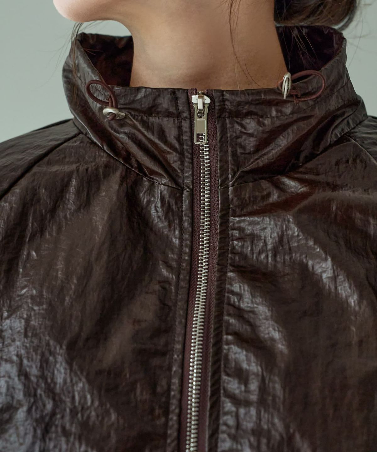 着用イメージ 166cm　ブラウン