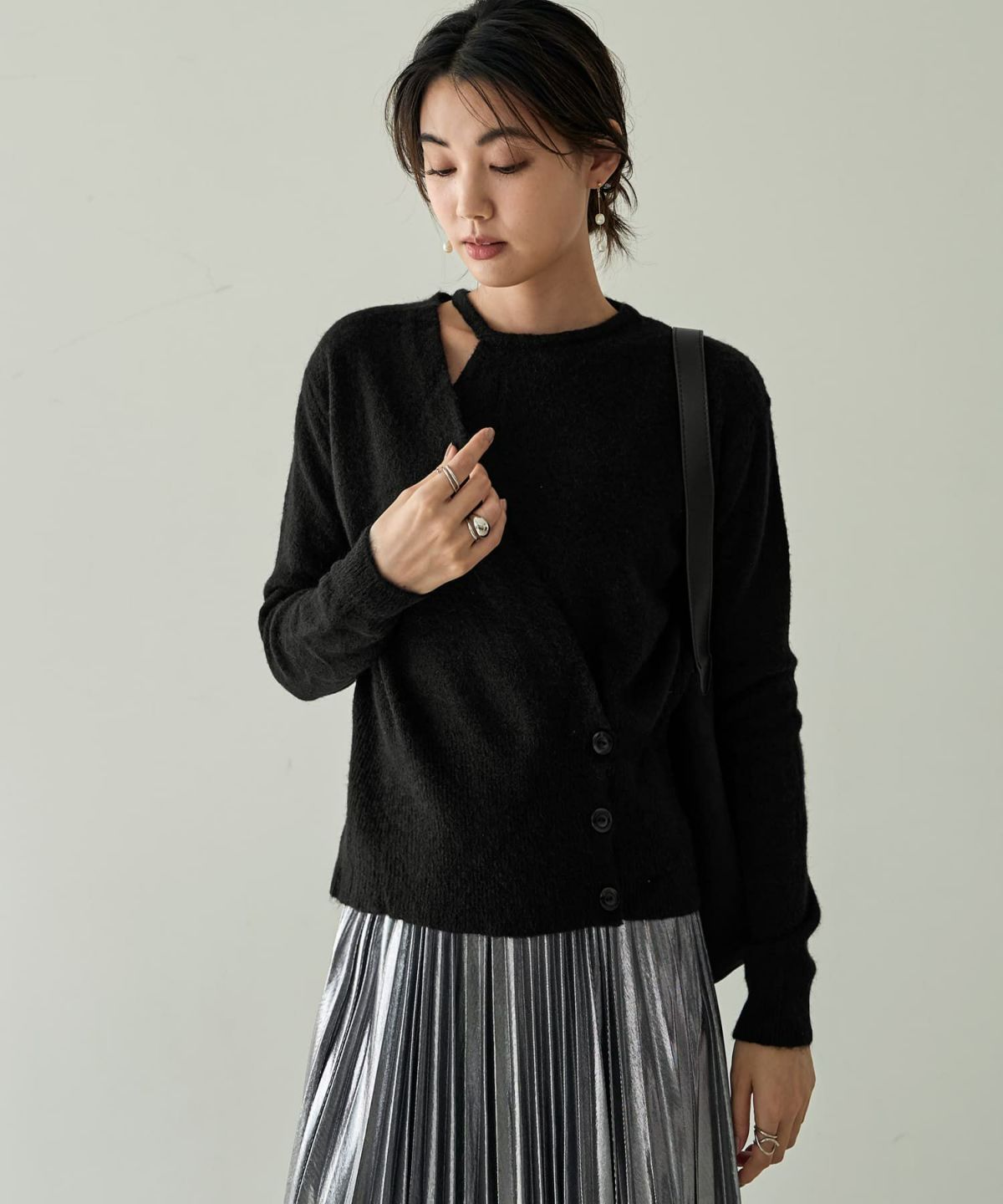 着用イメージ 166㎝　ブラック