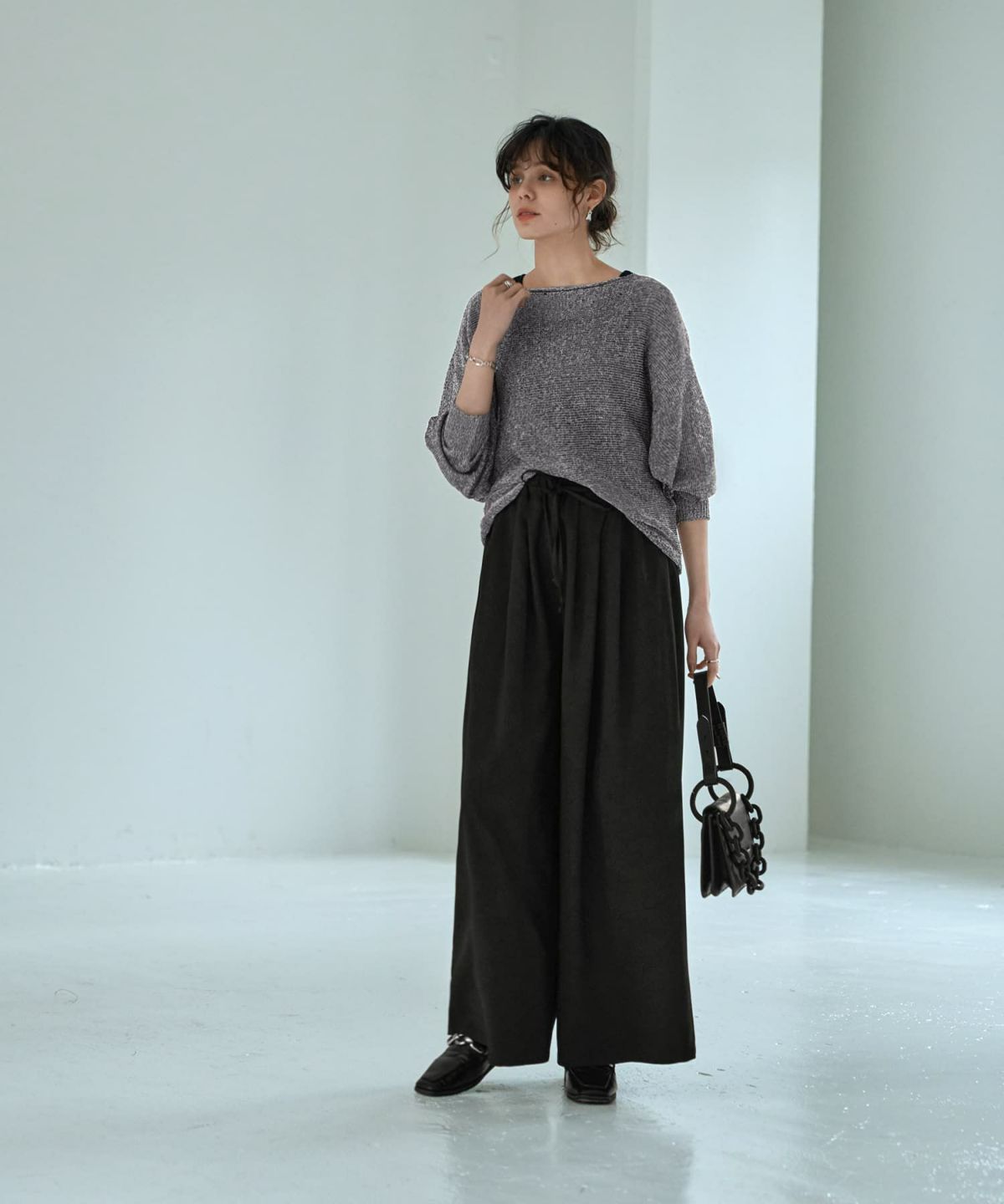 着用イメージ 167㎝　02サイズ　ブラック