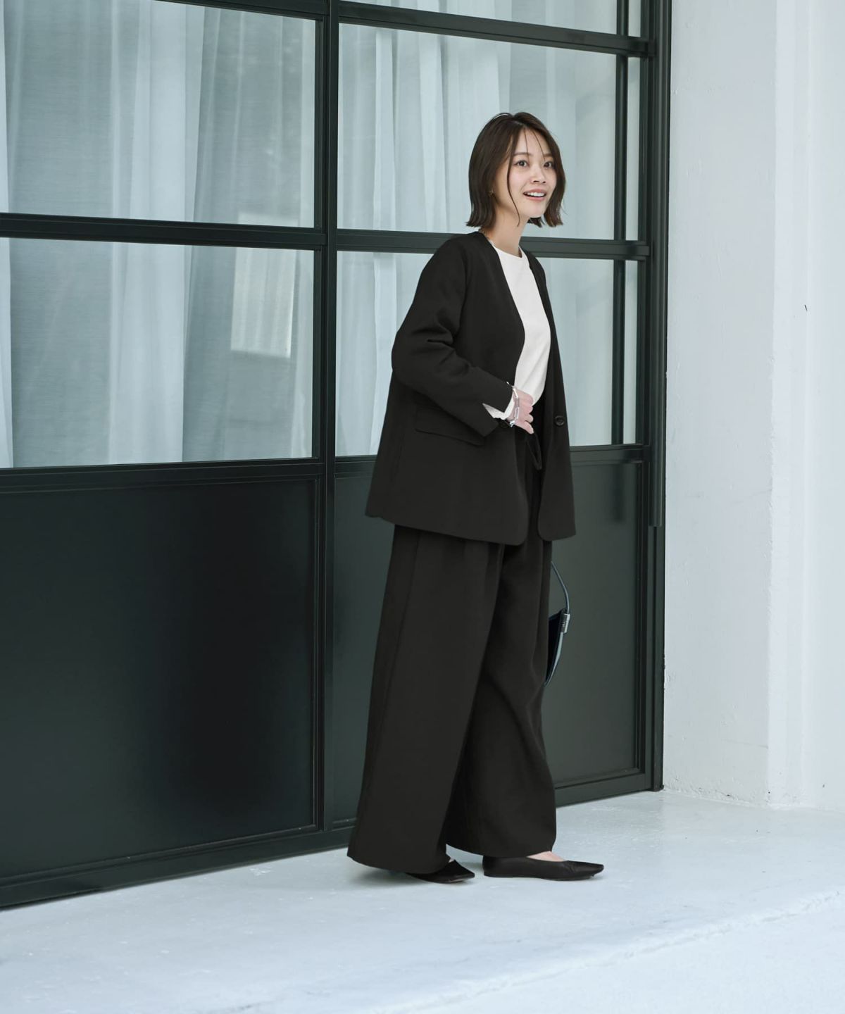 着用イメージ 167㎝　02サイズ　ブラック