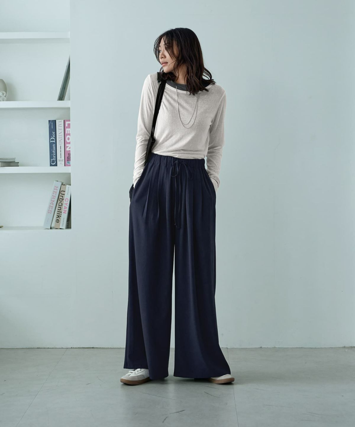 着用イメージ 166㎝　02サイズ　ネイビー