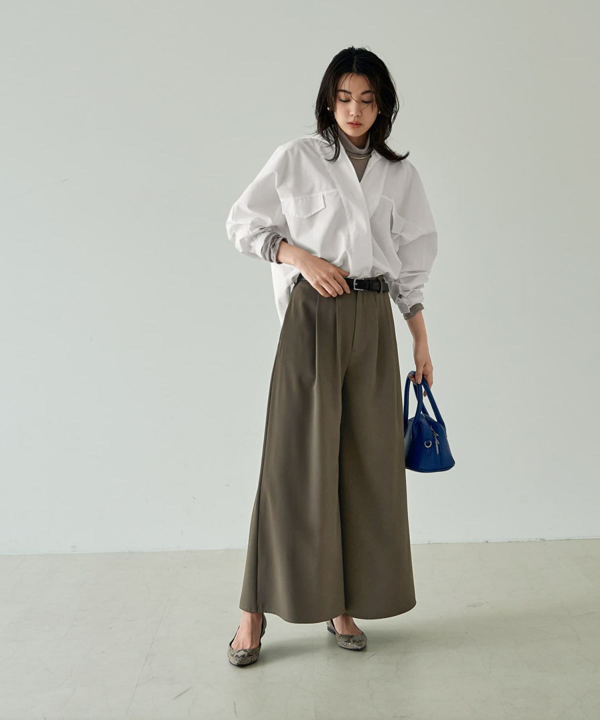 着用イメージ 166㎝　ホワイト