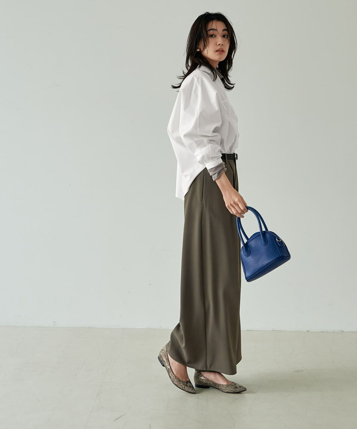 着用イメージ 166㎝　ホワイト