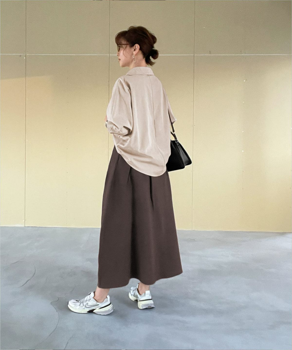 着用イメージ 163㎝　ベージュ