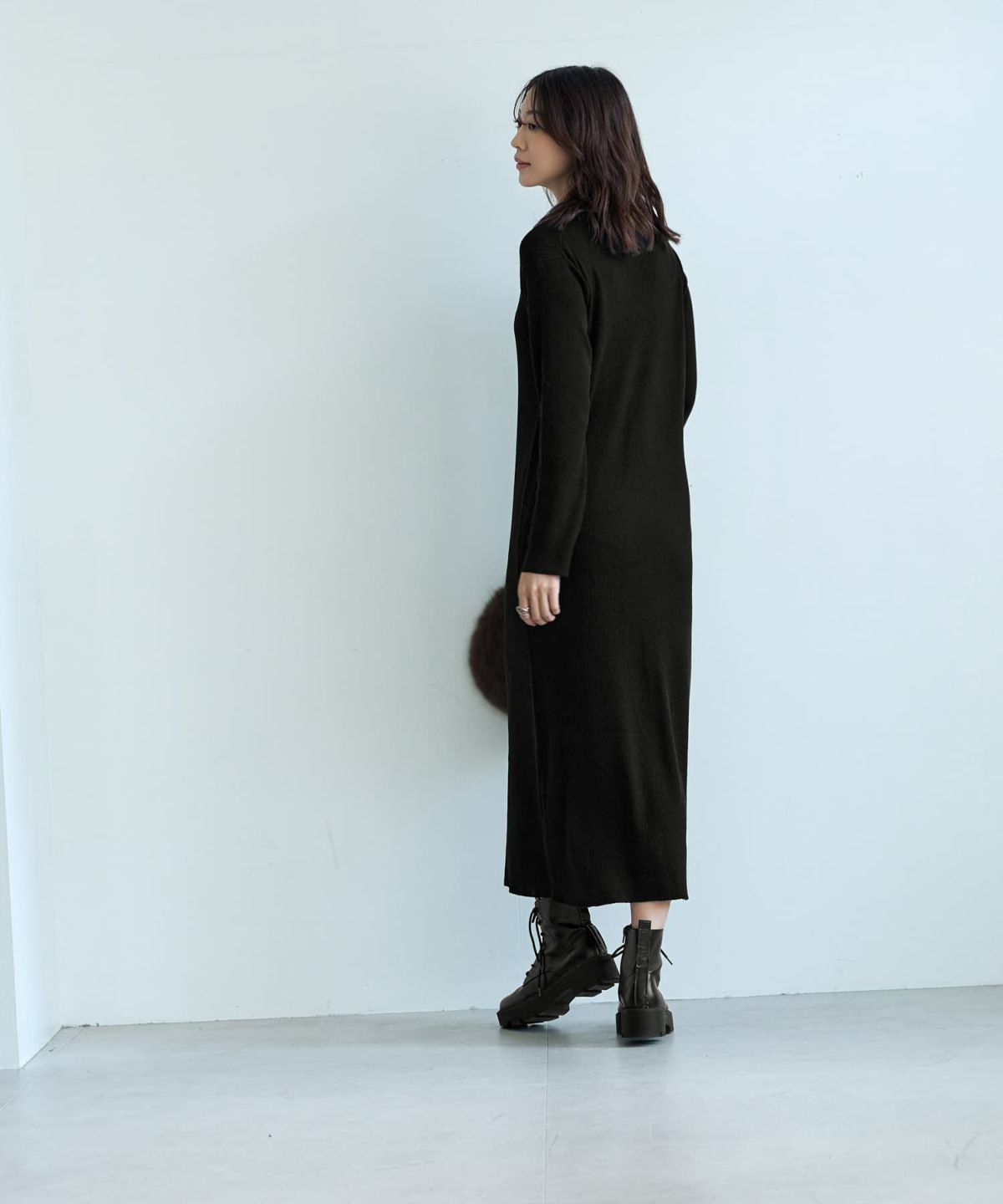 着用イメージ 166cm ブラック 02サイズ