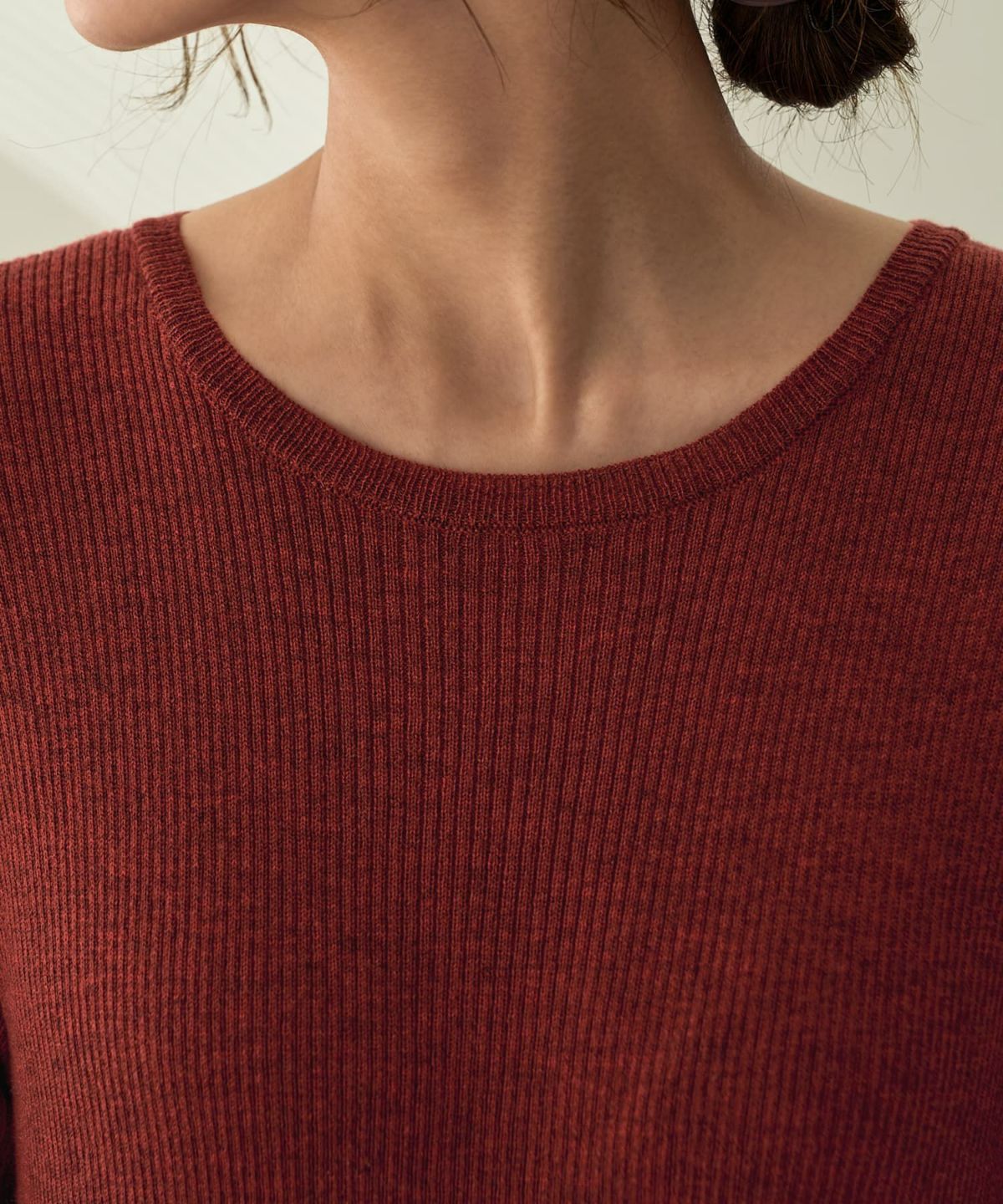 着用イメージ 166cm ブリックレッド 02サイズ