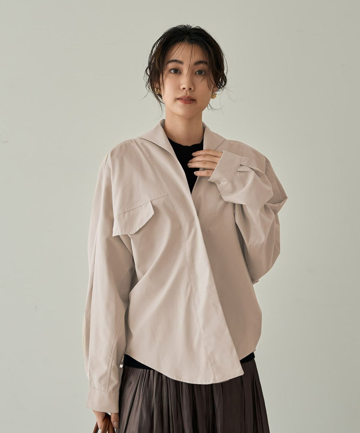 着用イメージ 166㎝　ゴールド