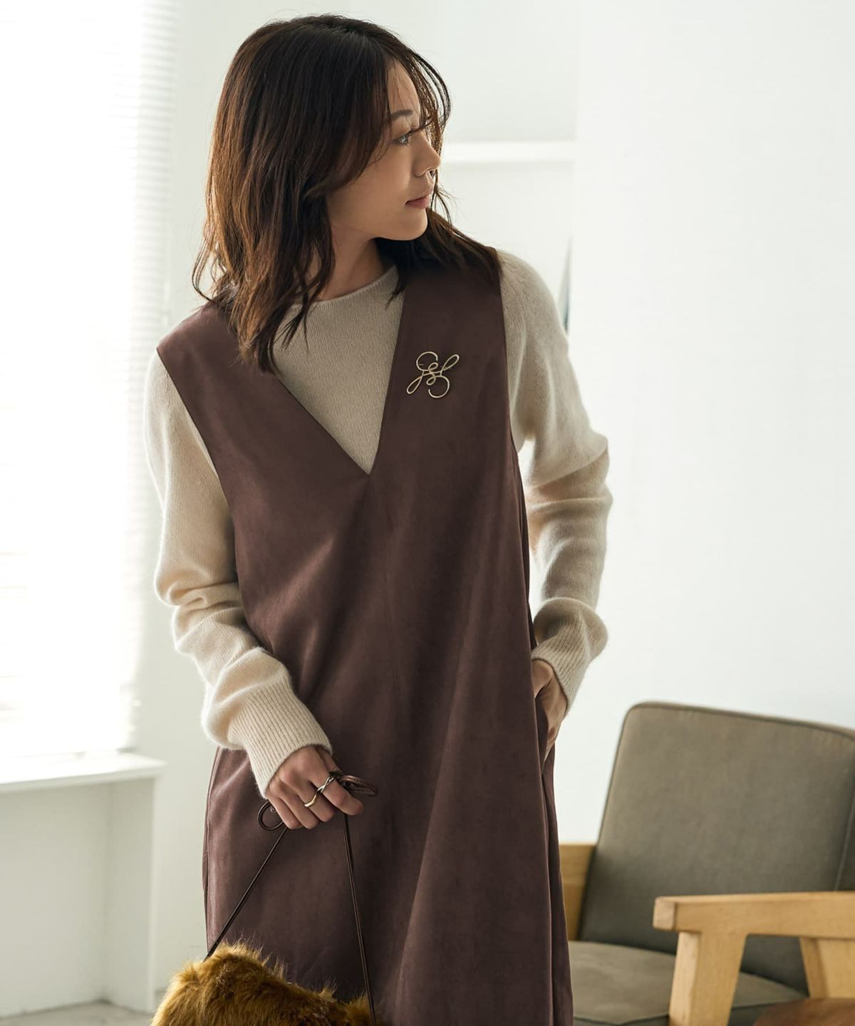 着用イメージ ゴールド