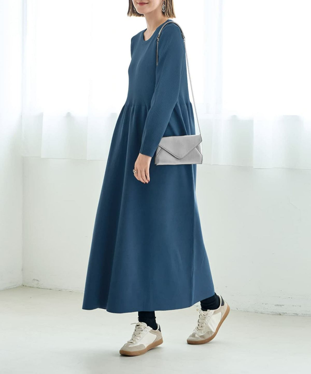 着用イメージ 166cm インクブルー 02サイズ