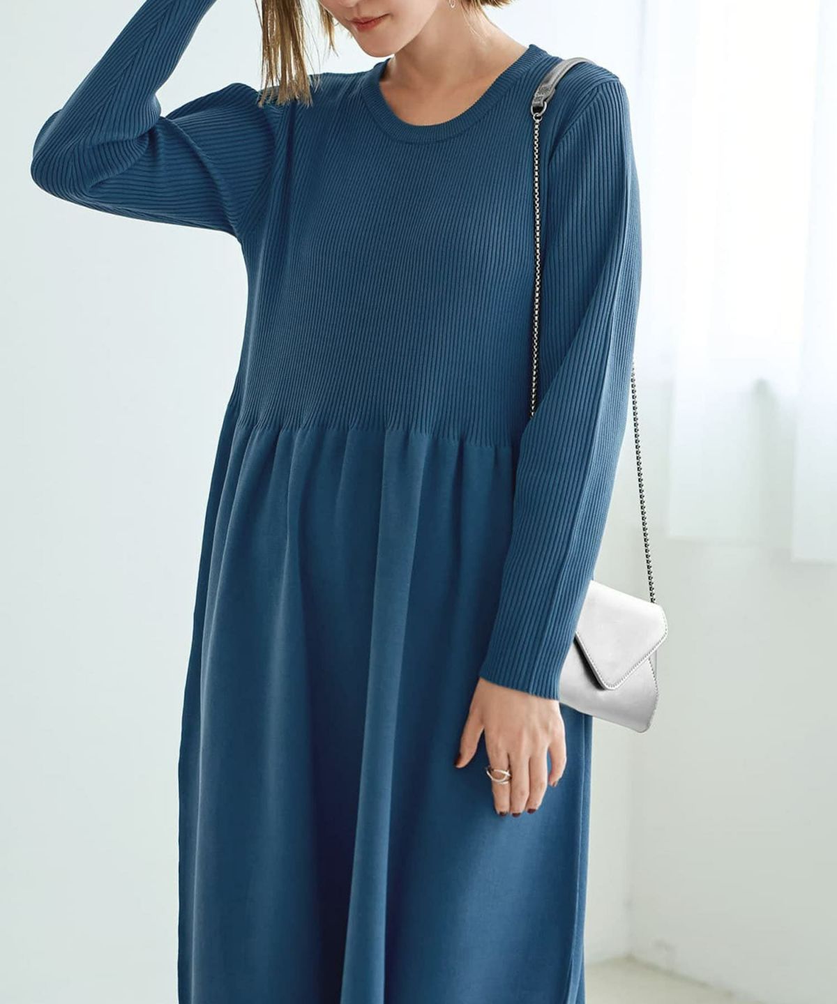 着用イメージ 166cm インクブルー 02サイズ