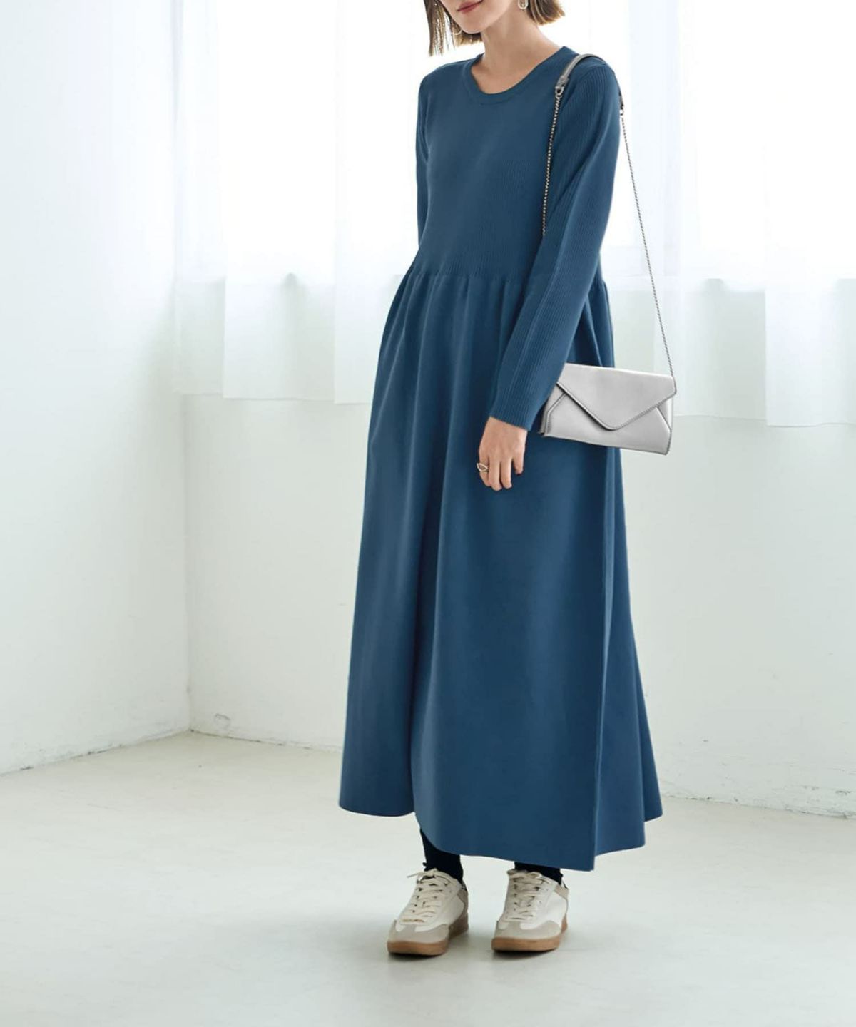 着用イメージ 166cm インクブルー 02サイズ