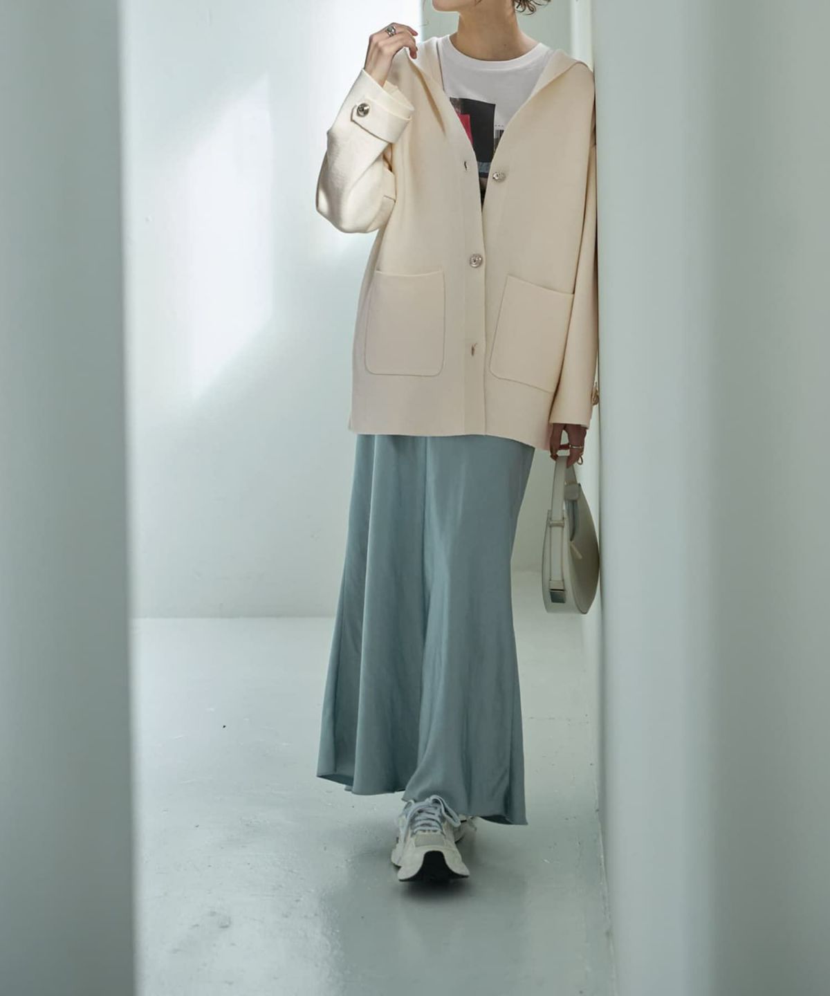 着用イメージ 167cm ライトブルー 02サイズ