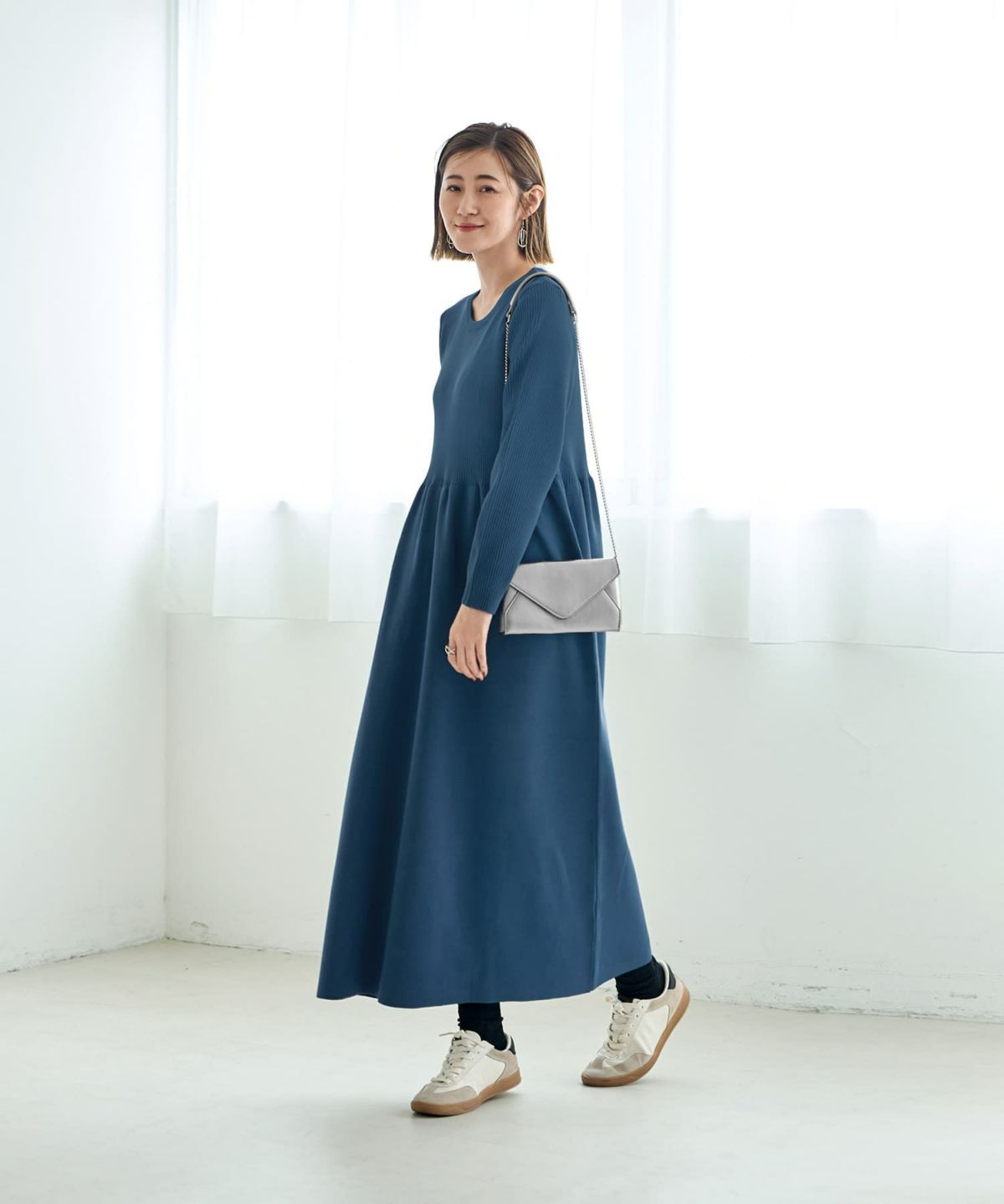 着用イメージ 166㎝　シルバー