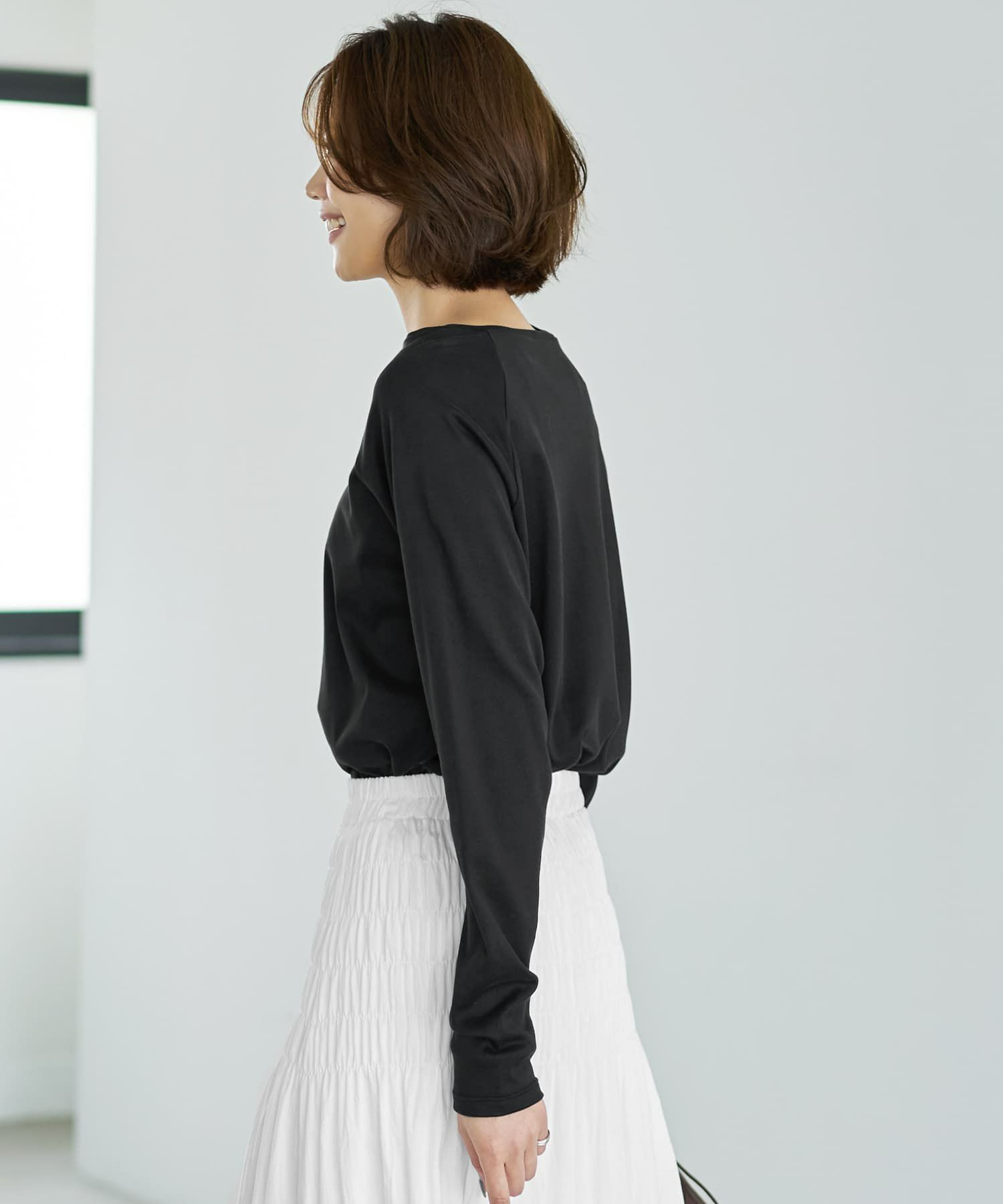 着用イメージ 167cm ブラック