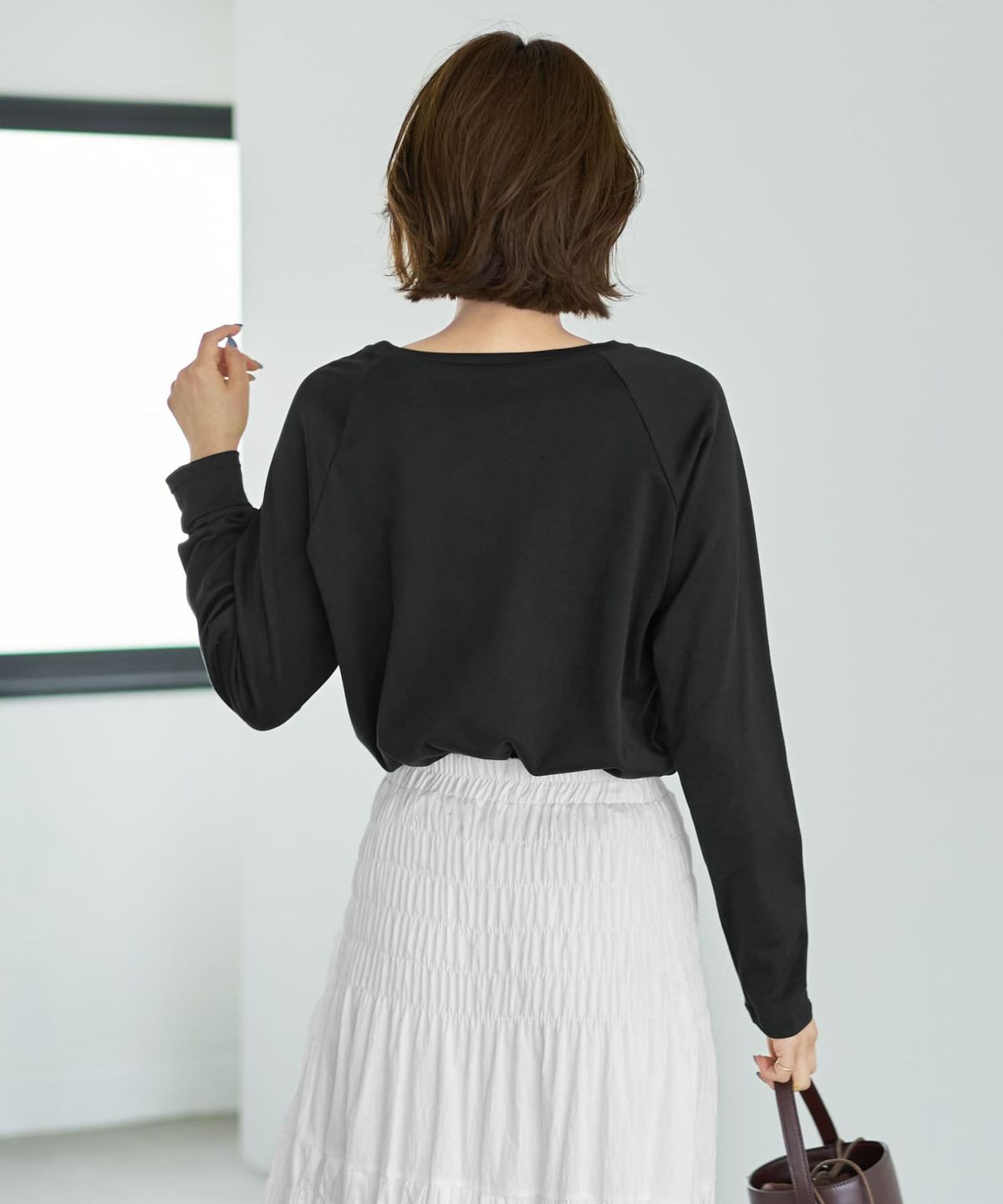 着用イメージ 167cm ブラック