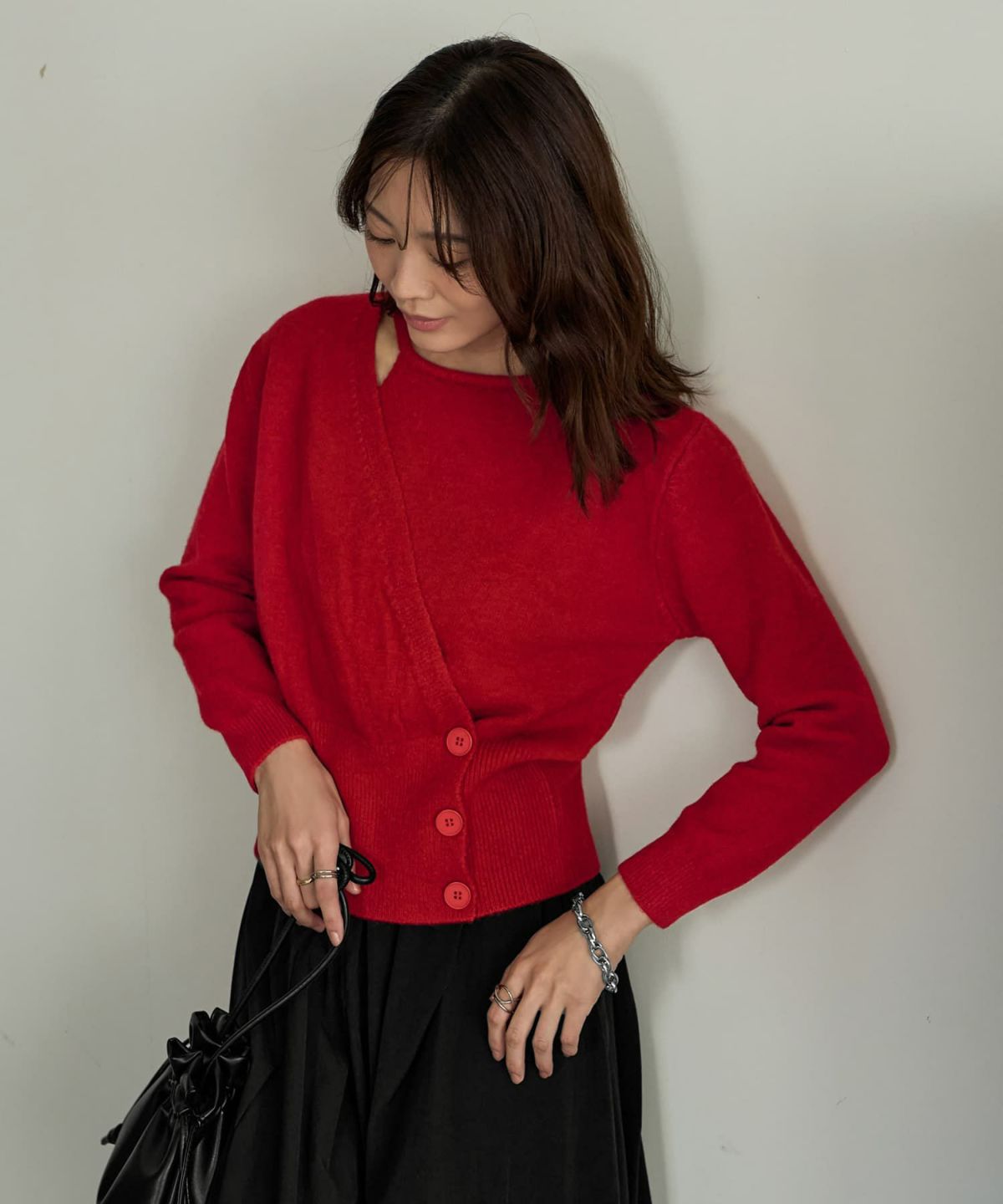 着用イメージ 166㎝　シルバー