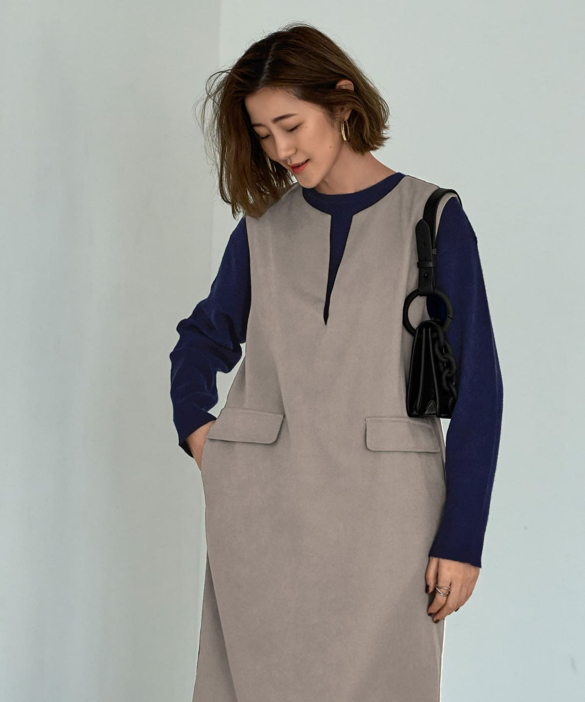 着用イメージ 166㎝　ゴールド