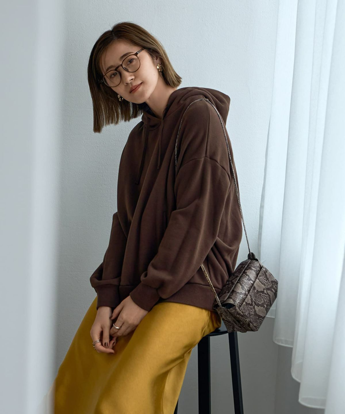 着用イメージ 166㎝　ゴールド