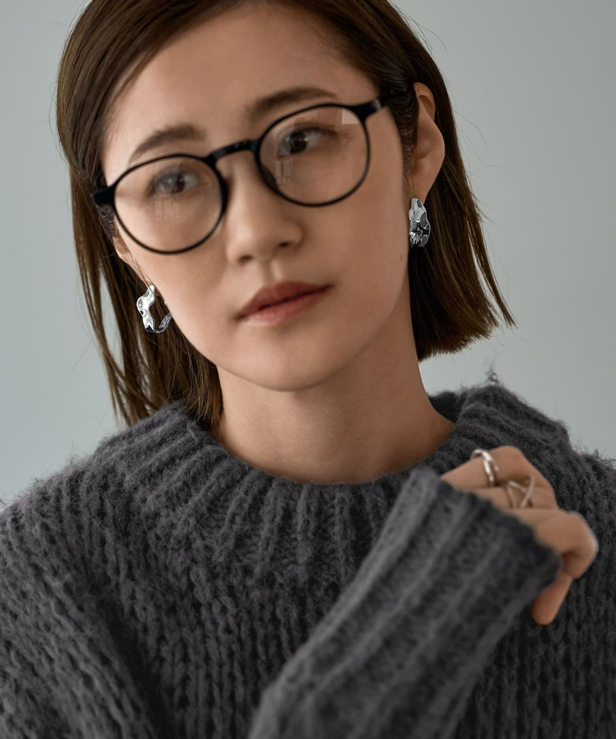 着用イメージ 166㎝　シルバー