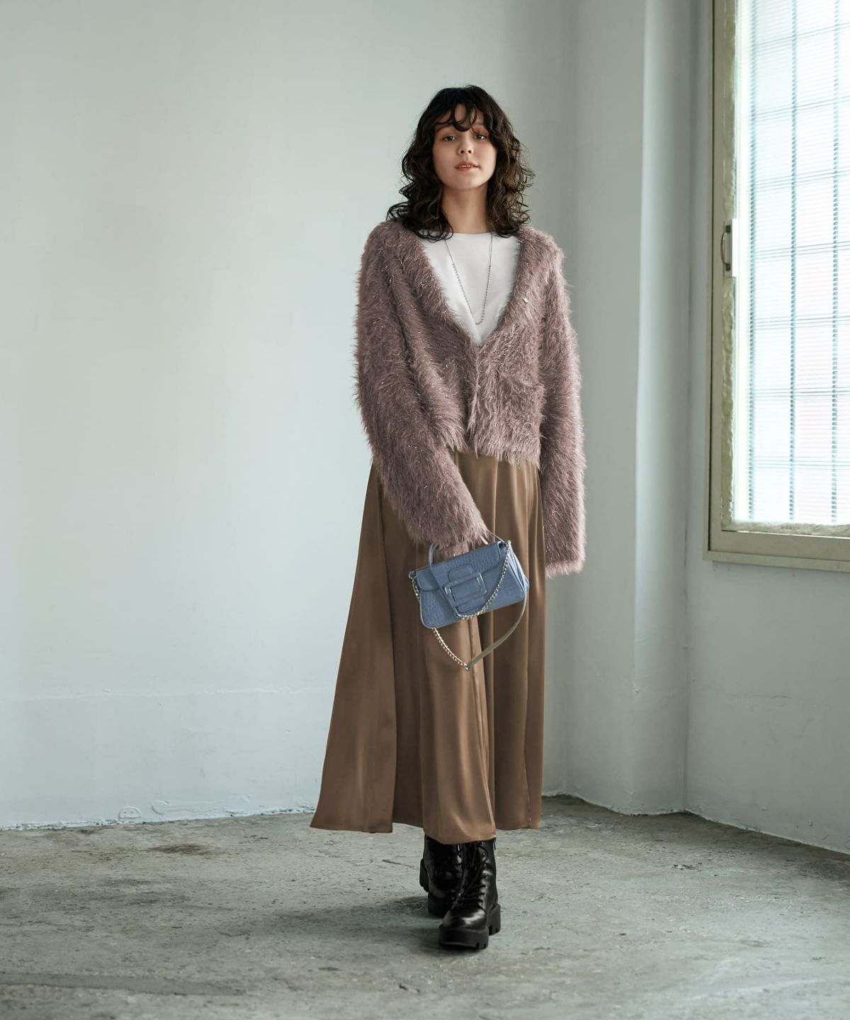 着用イメージ 167㎝ モカグレー