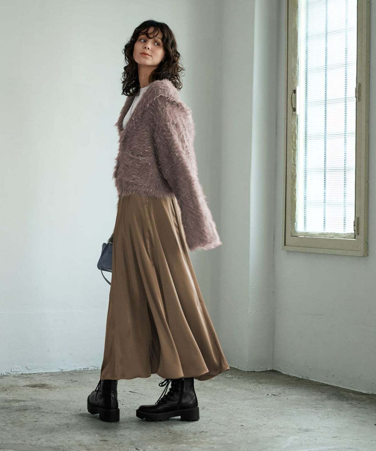 着用イメージ 167㎝ モカグレー