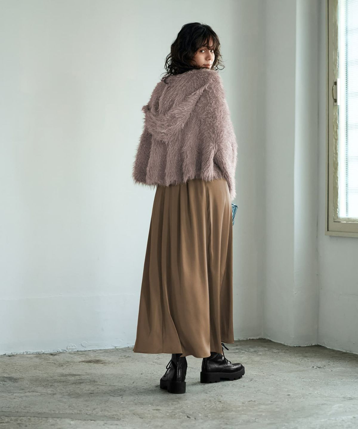 着用イメージ 167㎝ モカグレー