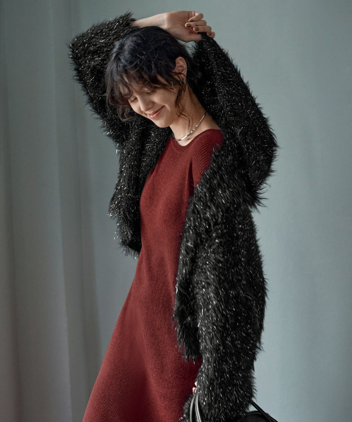 着用イメージ 167㎝　ブラック