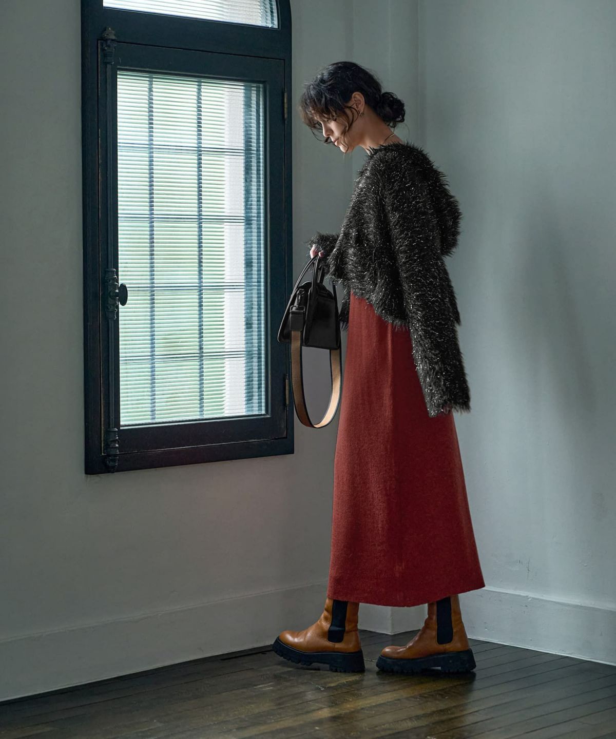 着用イメージ 167㎝　ブラック