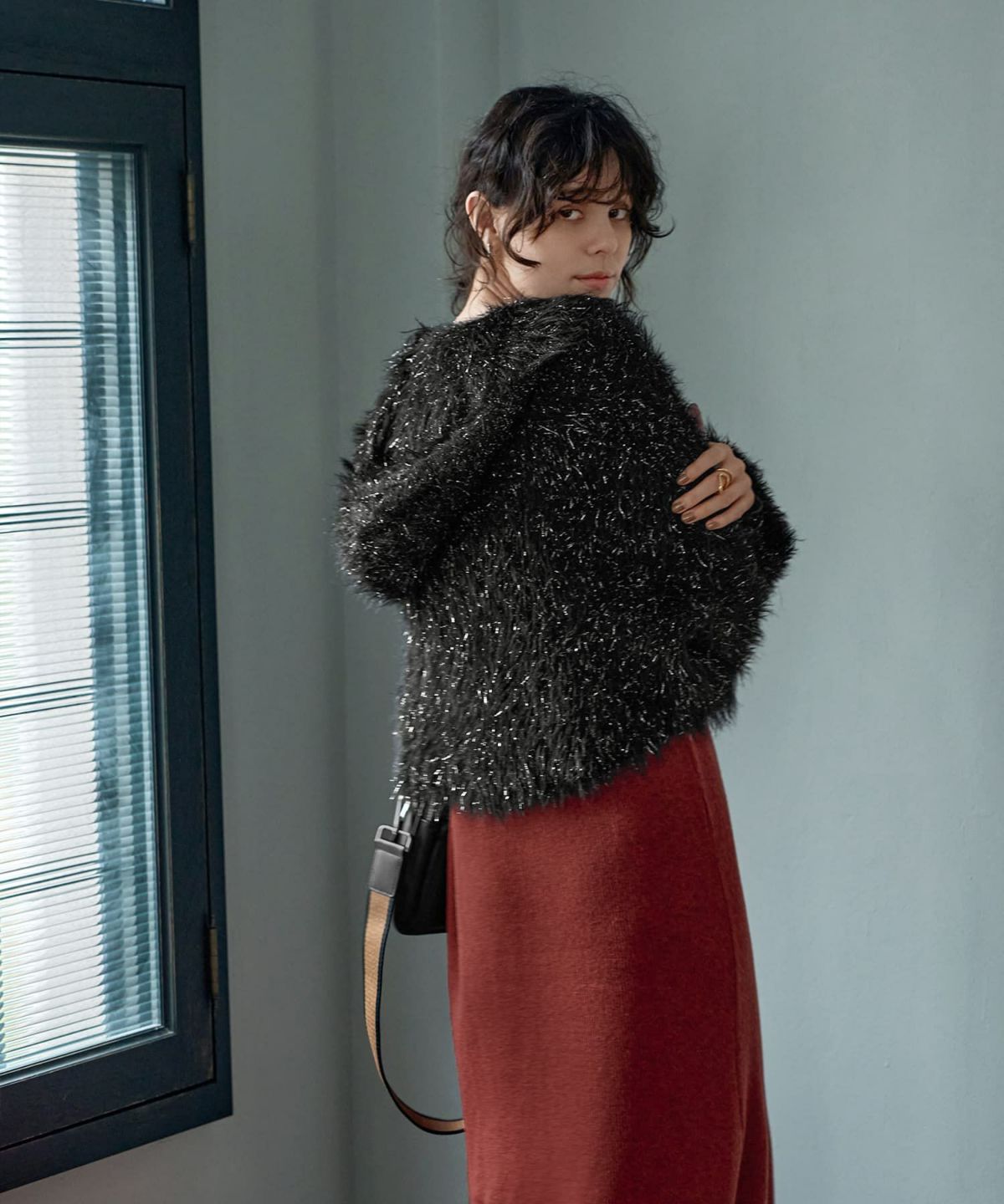 着用イメージ 167㎝　ブラック