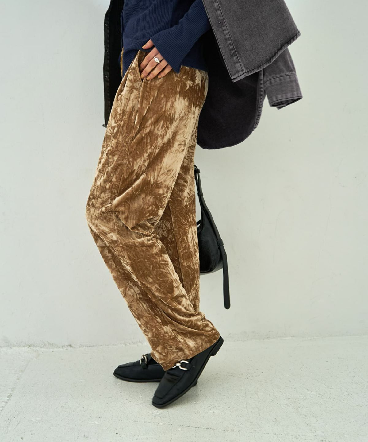 着用イメージ 167cm キャメル 02サイズ