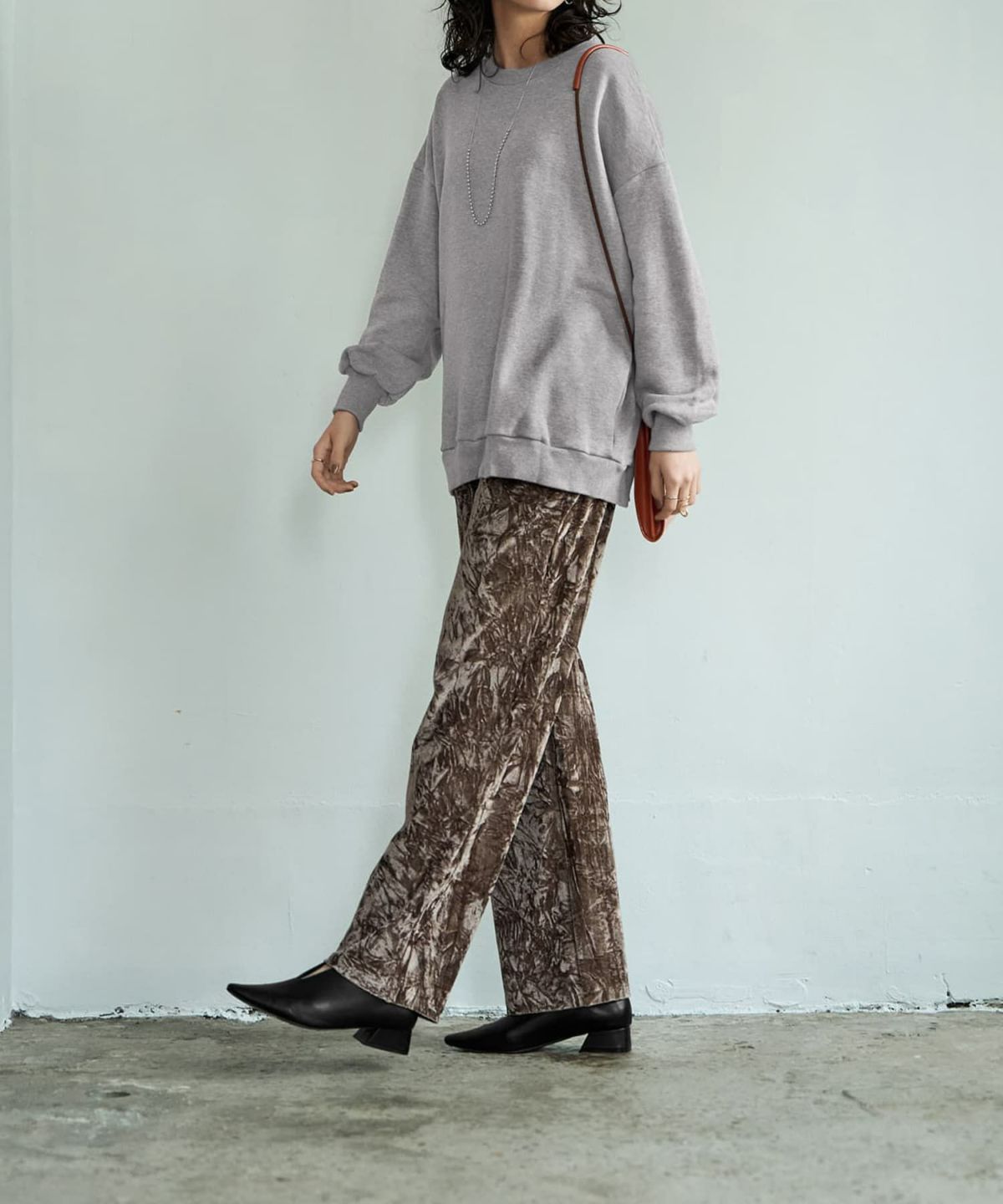 着用イメージ 167㎝　02サイズ　ダークブラウン