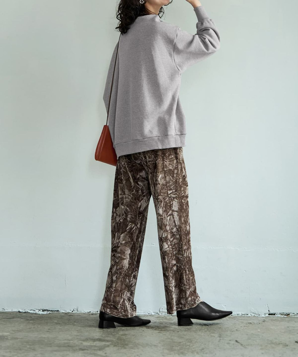 着用イメージ 167㎝　02サイズ　ダークブラウン