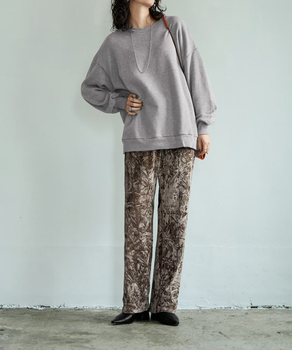 着用イメージ 167㎝　02サイズ　ダークブラウン