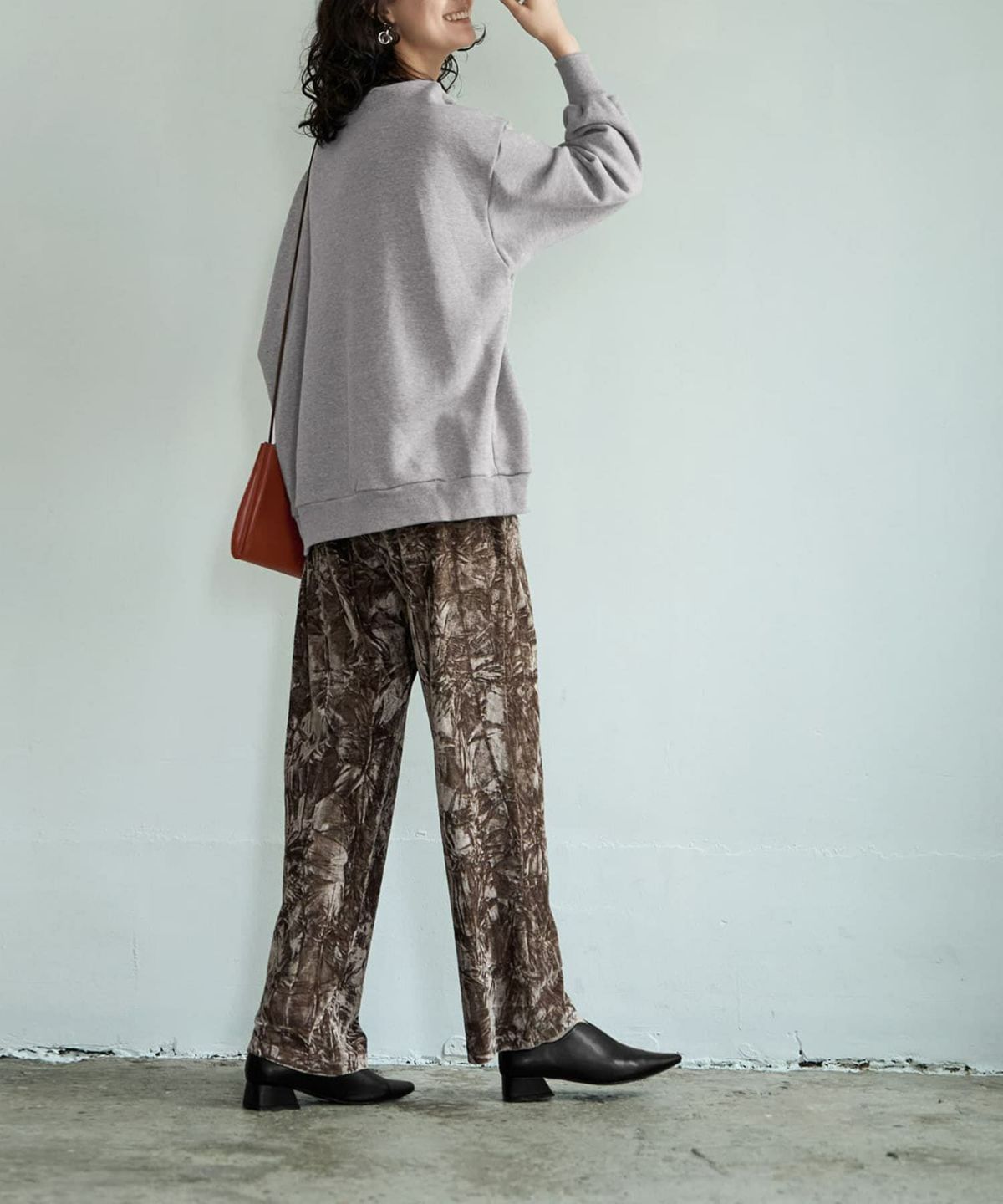 着用イメージ 167cm ダークブラウン 02サイズ