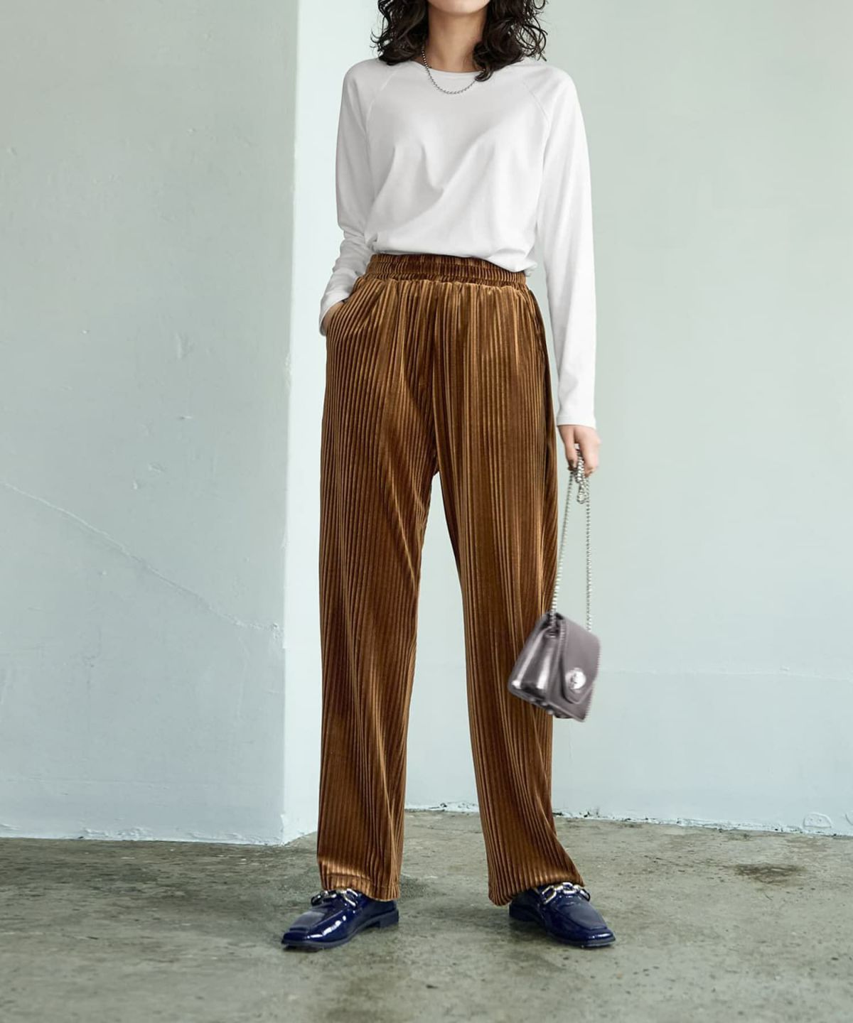 着用イメージ 167㎝　02サイズ　ブラウン