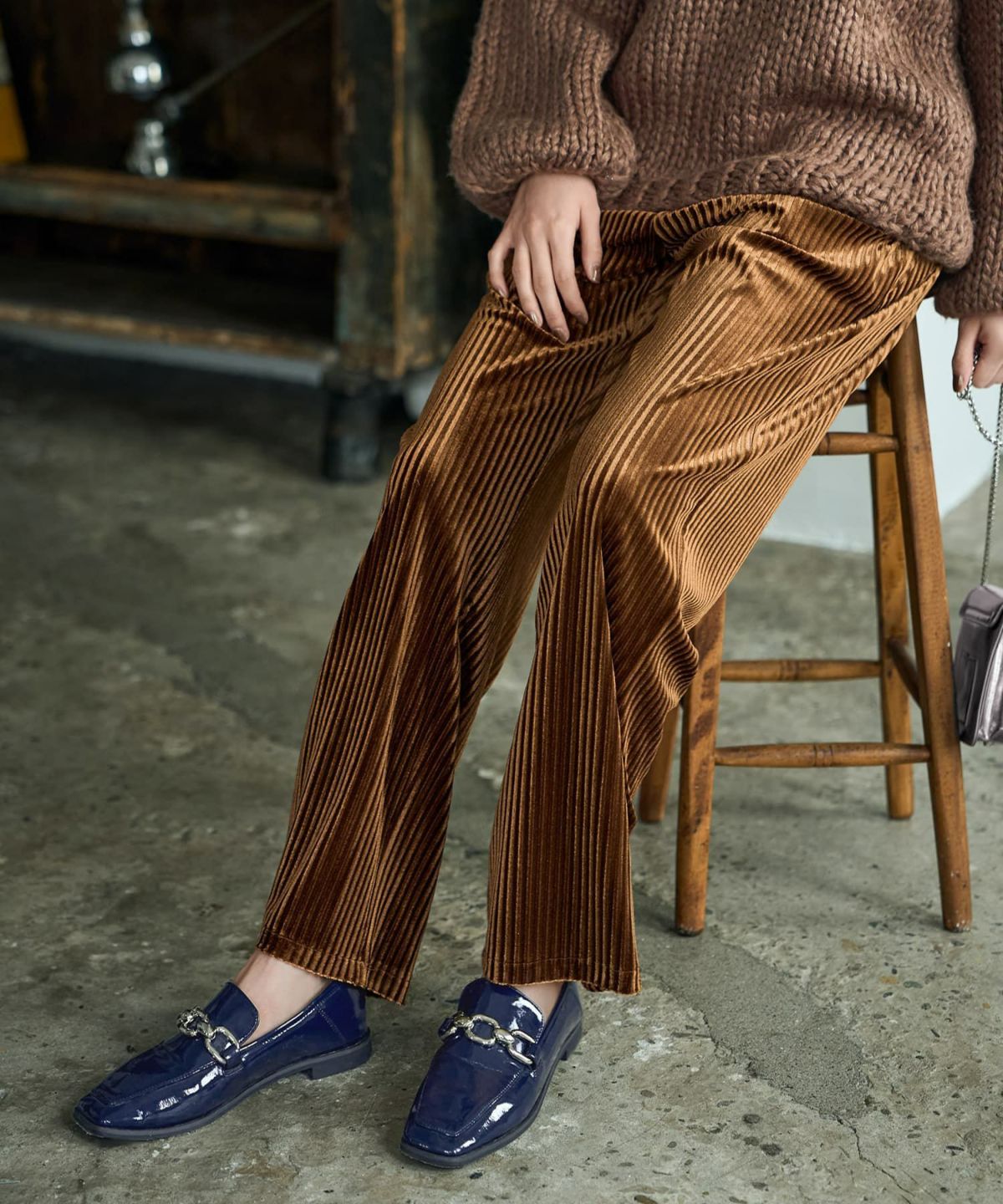 着用イメージ 167㎝　02サイズ　ブラウン