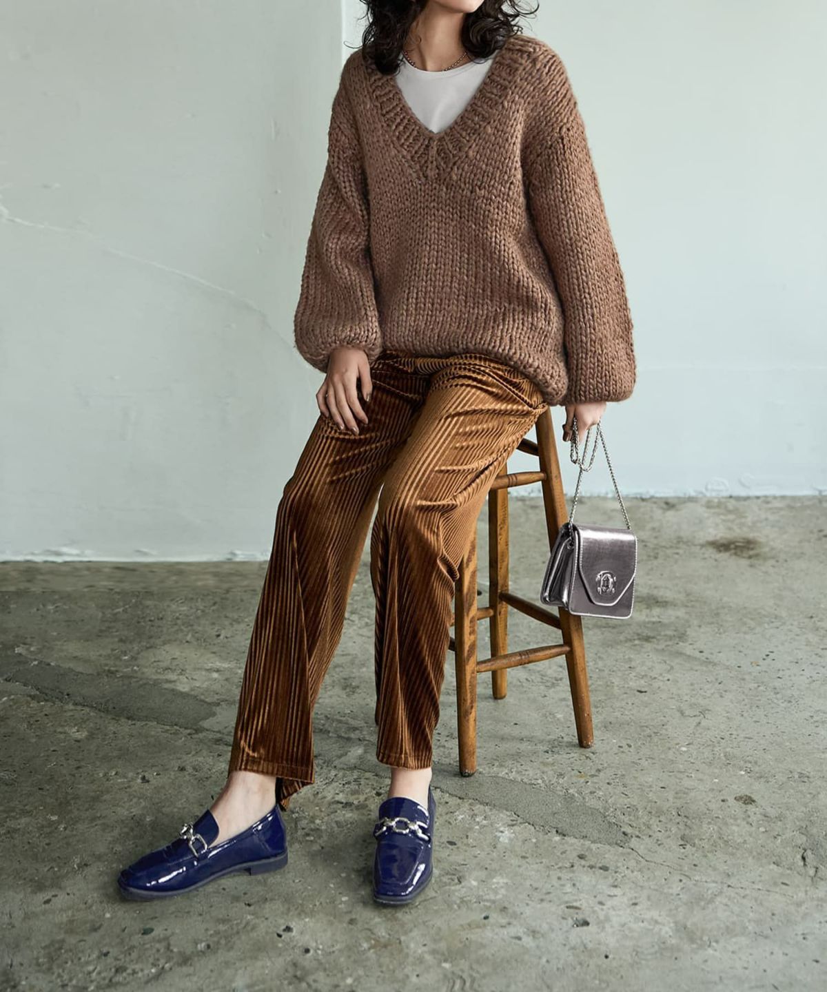 着用イメージ 167㎝　02サイズ　ブラウン