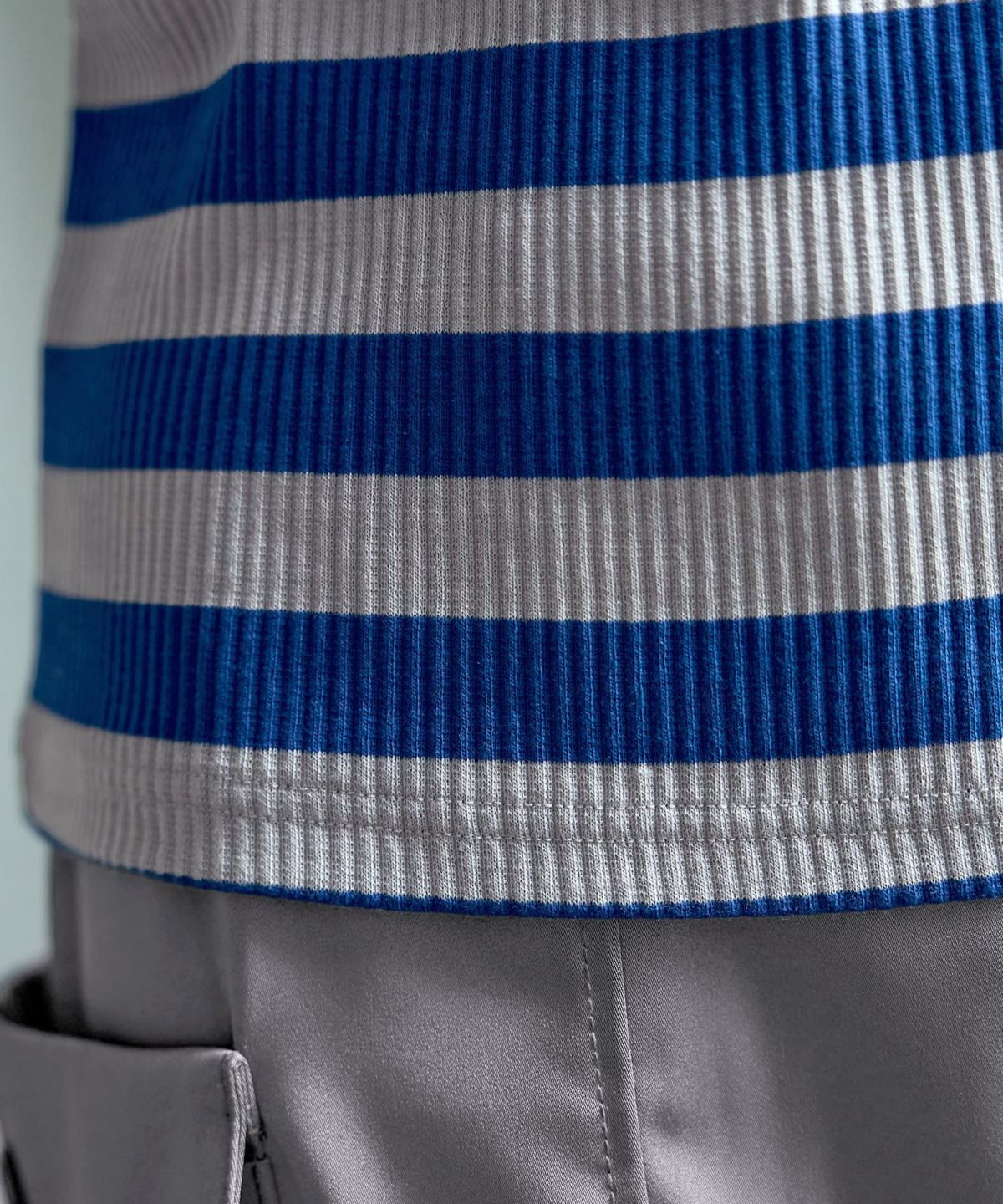 着用イメージ 167cm ブルー