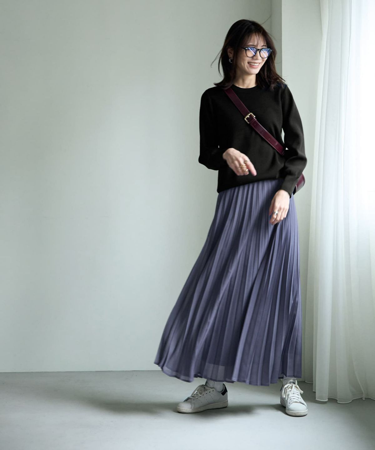 着用イメージ 166㎝ ブルーグレー 02サイズ