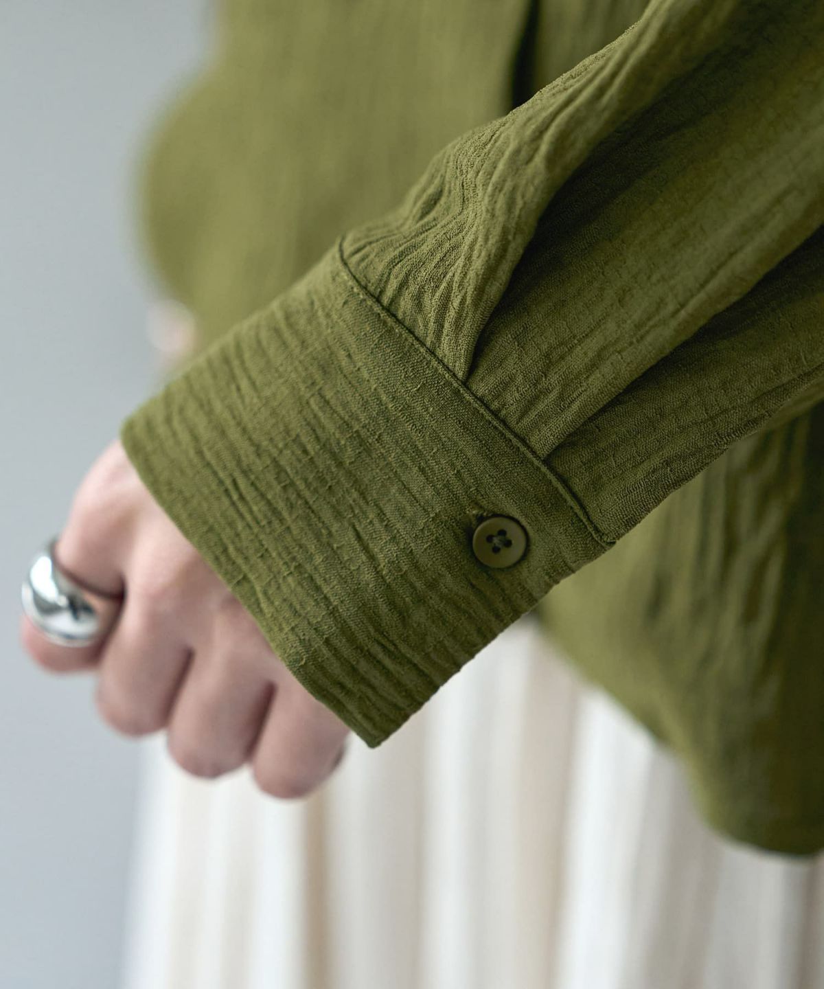 着用イメージ 166㎝　カーキ