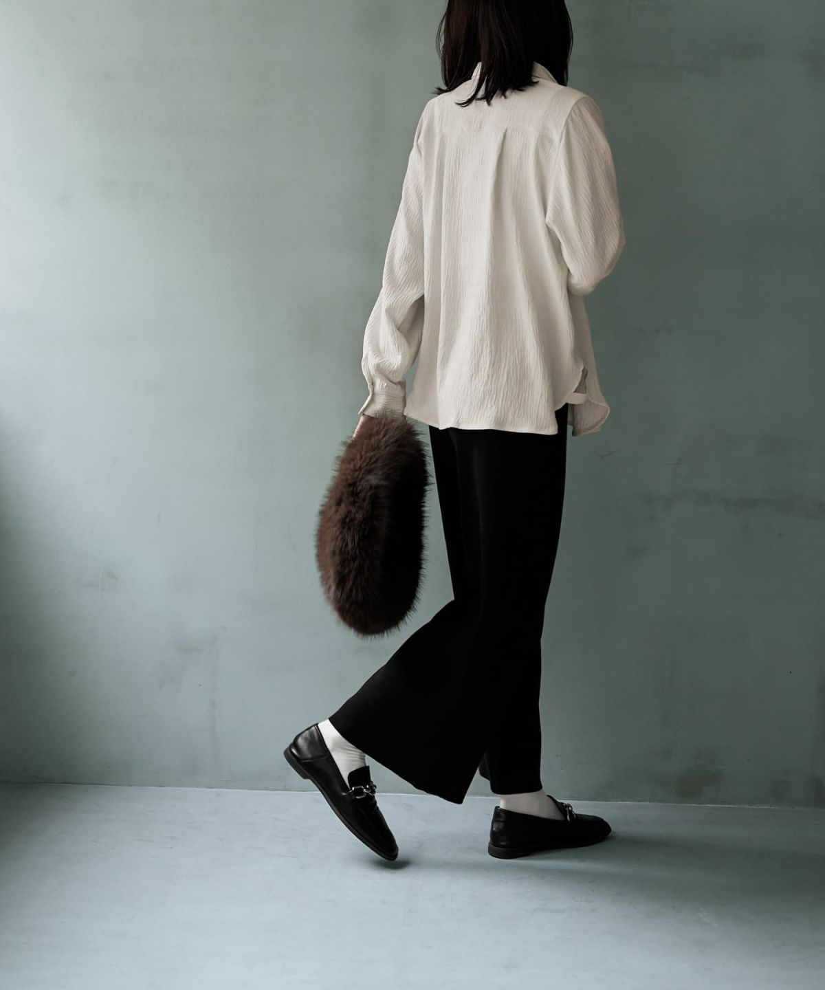 着用イメージ 166㎝　エクリュ