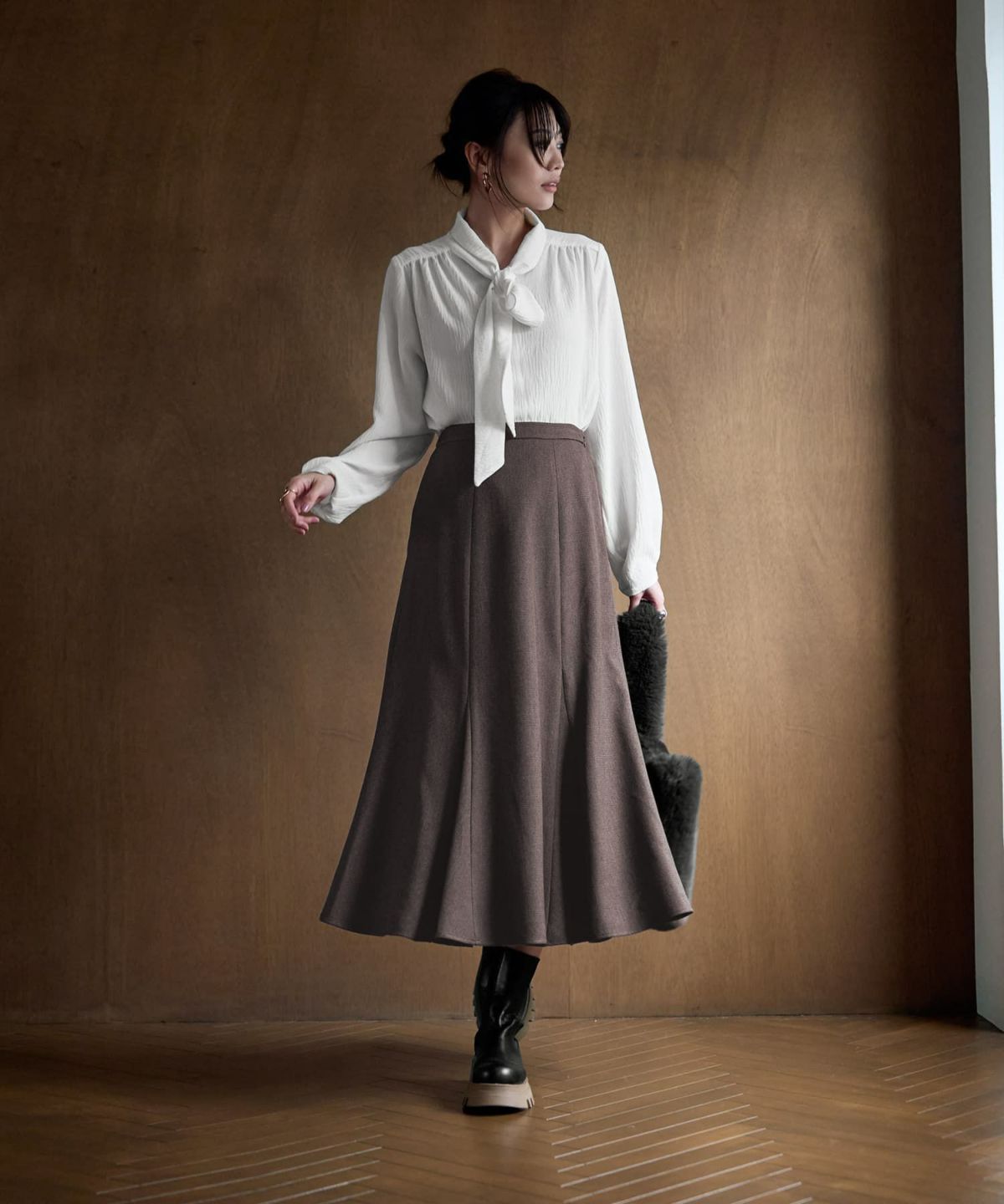 着用イメージ 166㎝　ホワイト