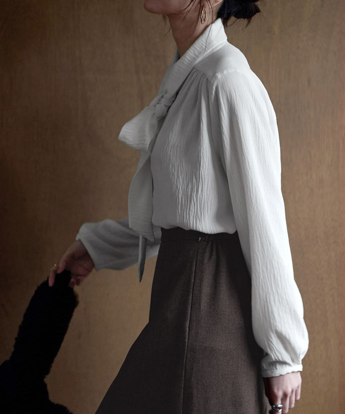 着用イメージ 166㎝　ホワイト