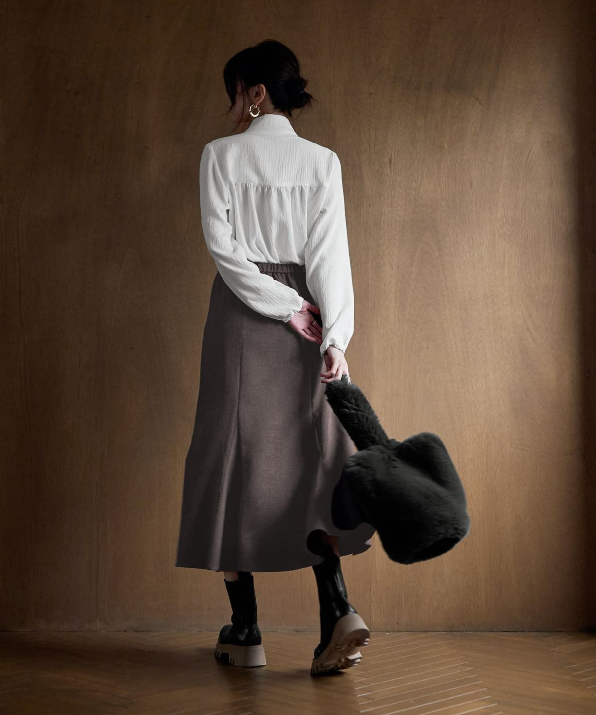 着用イメージ 166㎝　ホワイト