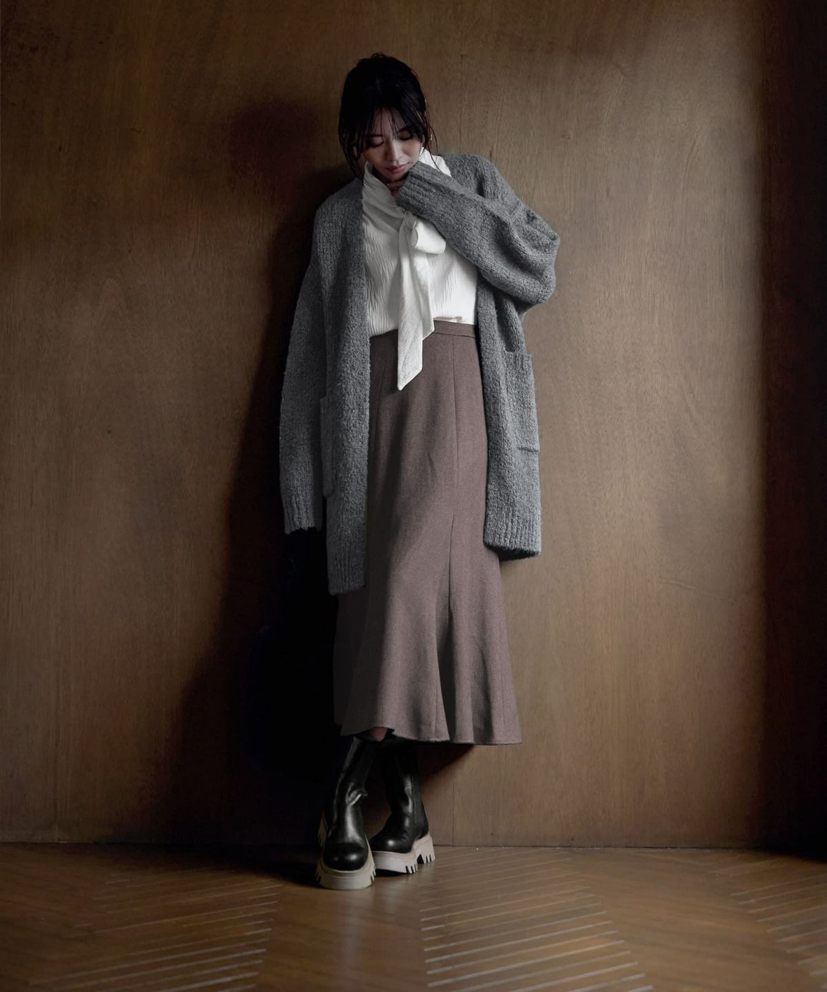 着用イメージ 166㎝　ホワイト