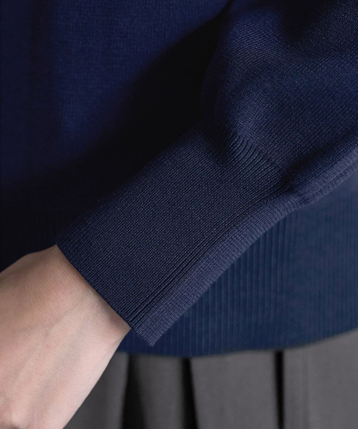 着用イメージ 166㎝　ネイビー