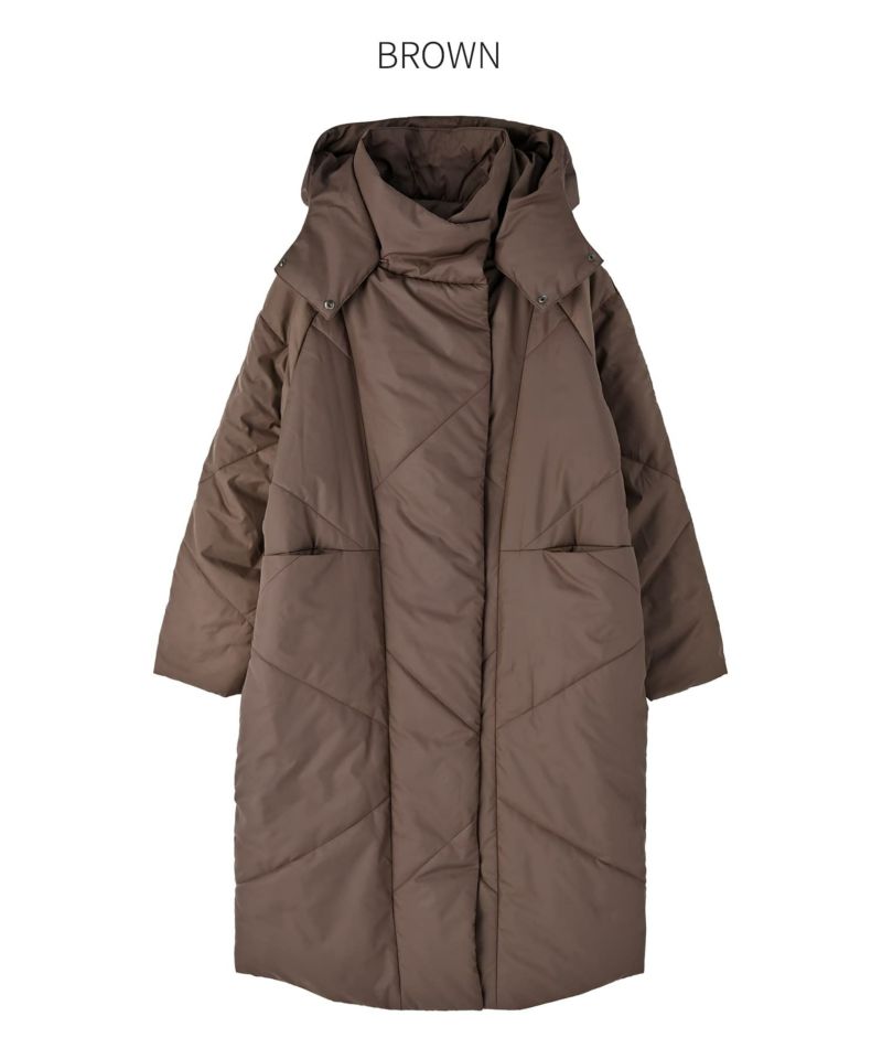 新品タグ付き　スタイルデリ　中綿コート 機能中綿ロングコート | おしゃれな大人レディースファッション通販