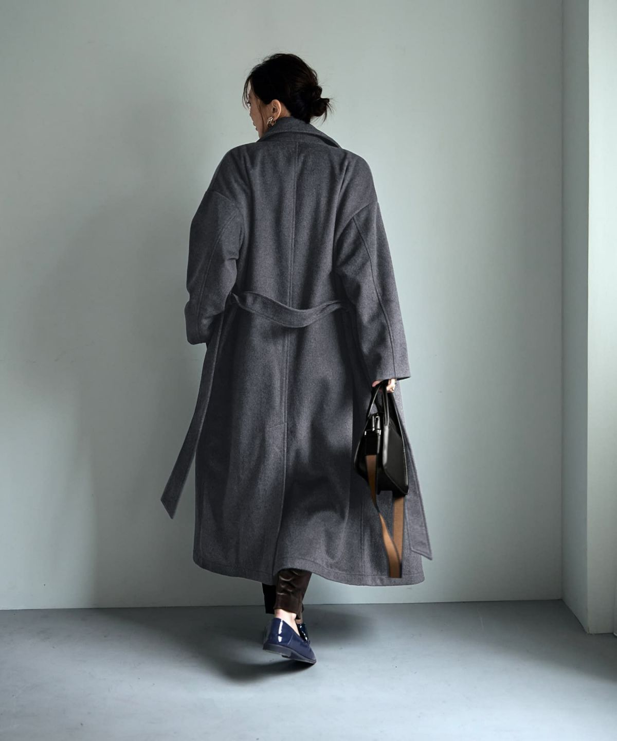 着用イメージ 166cm ダークグレー 02サイズ