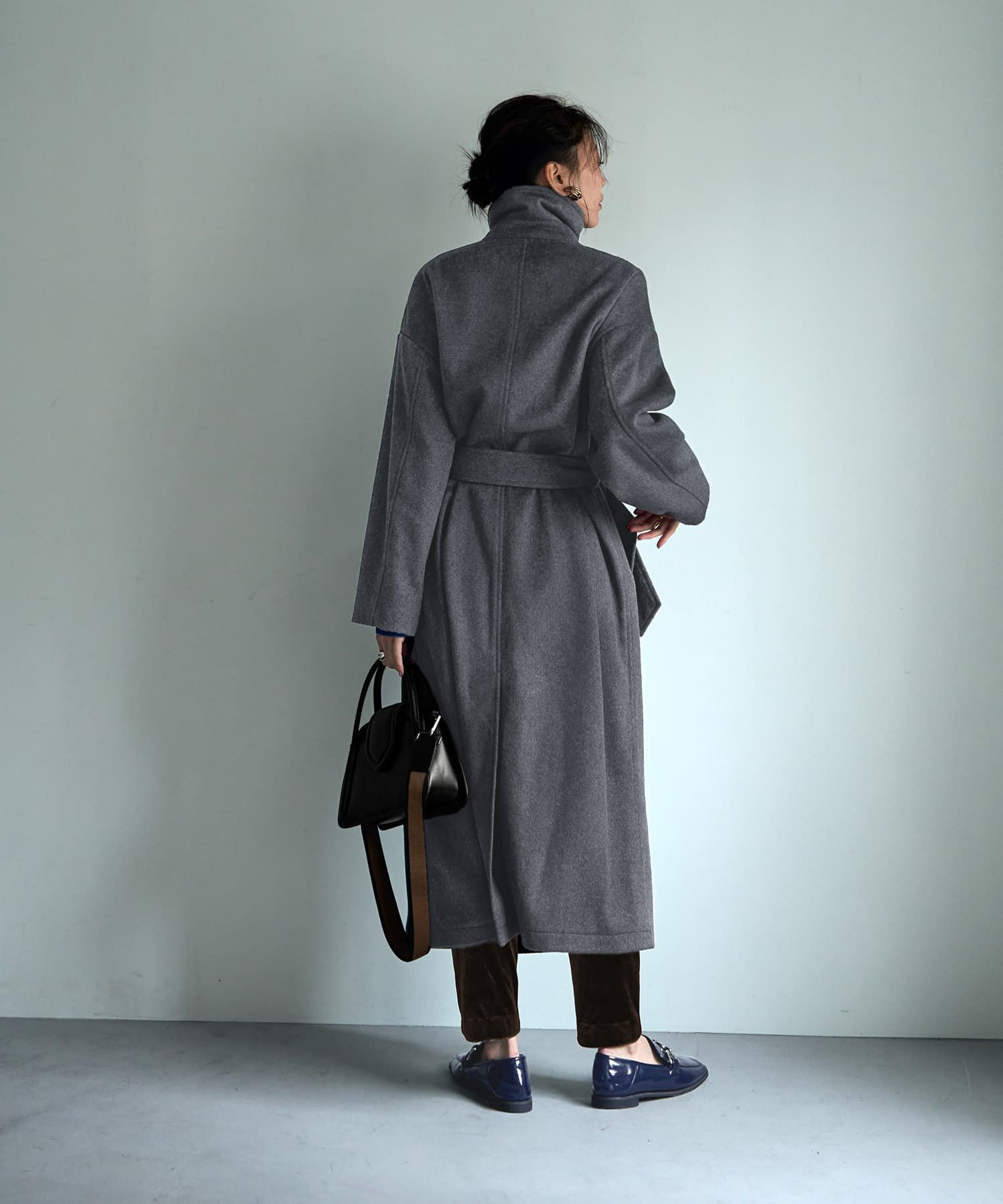 LUXE】ロングレングスウールコート | おしゃれな大人レディース 