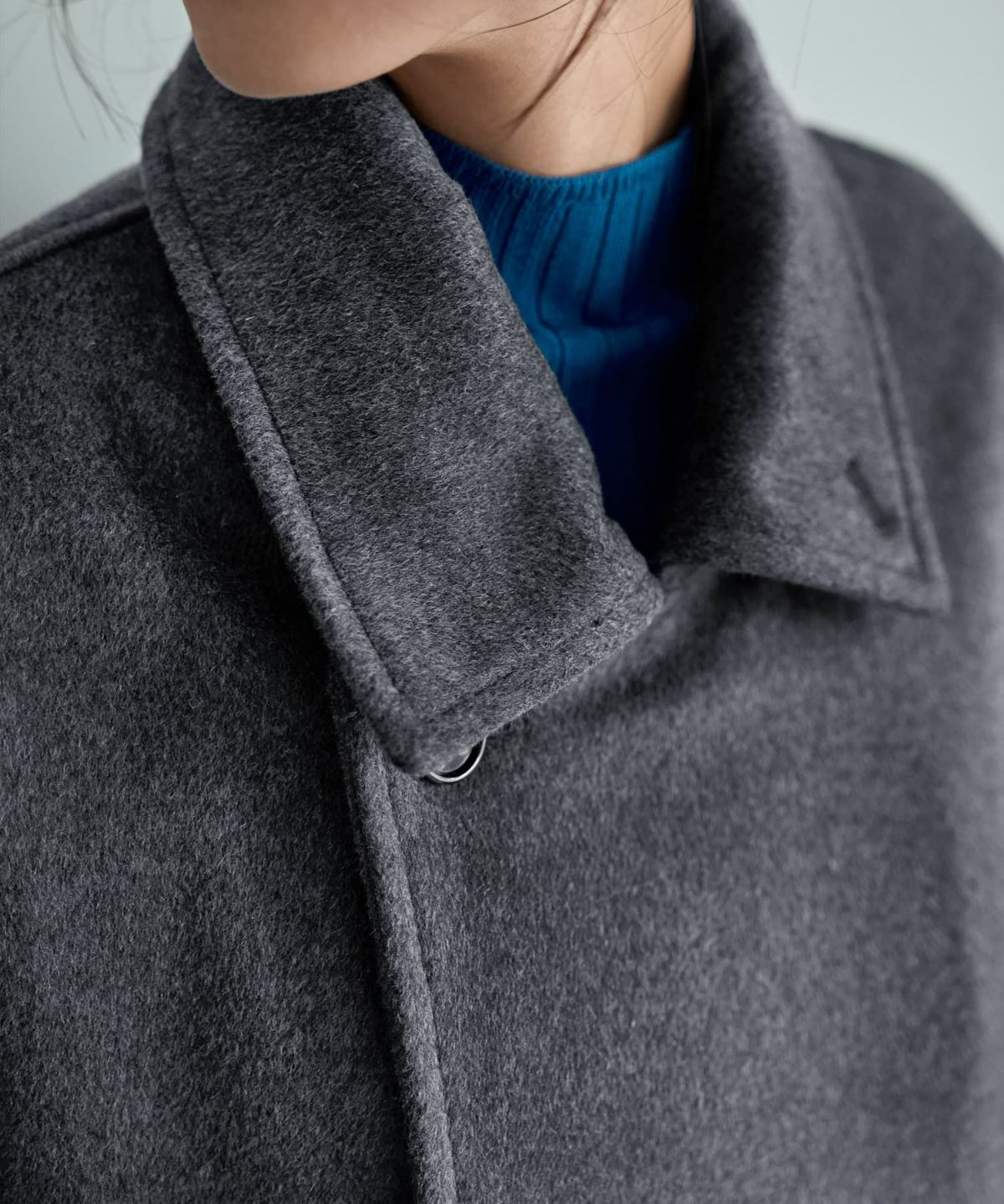 着用イメージ 166cm ダークグレー 02サイズ